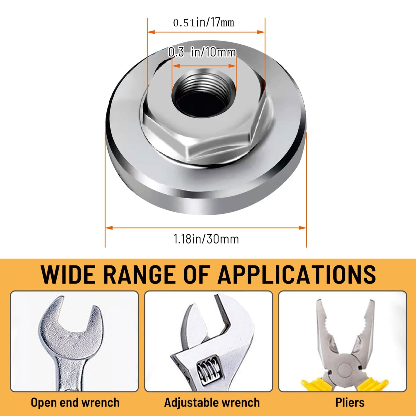 (🔥Last Day Promotion - 50% off)100-Type Angle Grinder Nuts