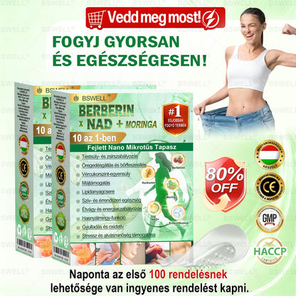 ✨✨✨✨BSWELL® Nano mikrotűs karcsúsító tapasz (Csak naponta egyszer, látható változások 28 nap alatt) ✅ Elhízás, szív- és érrendszeri egészség, cukorbetegség, alvási apnoe, bélrendszer egészsége, ízületi problémák és még sok más
