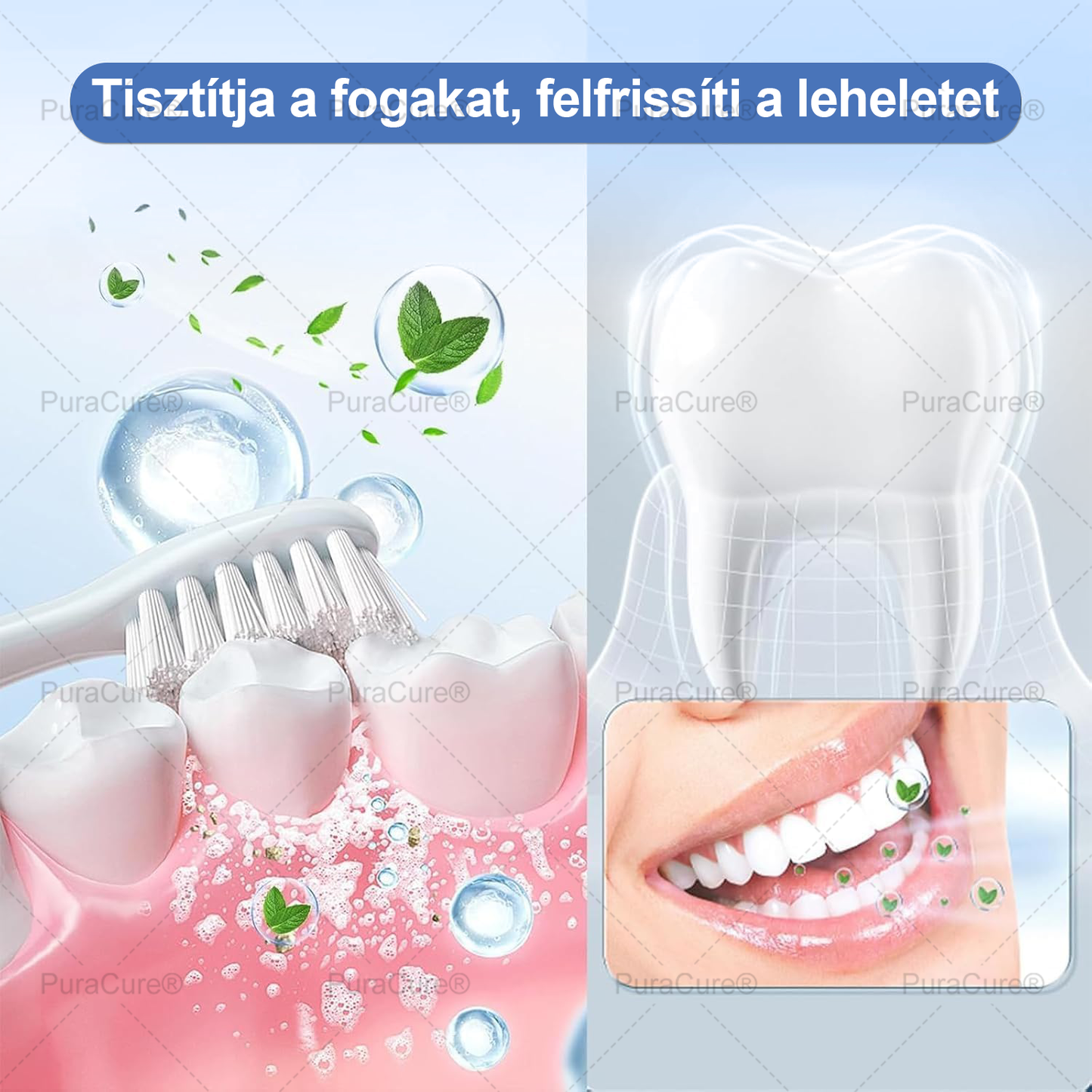 7,5% Nano-Hidroxiapatit Zománcjavító Fogkrém – Fluoridmentes Remineralizáló Formula, Csökkenti a Fogérzékenységet, Segít Megelőzni a Fogszuvasodást, 16 Órás Friss Lehelet – Minden Korosztály Számára