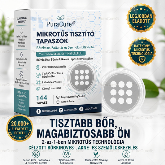✨✨✨✨✨ 2 az 1-ben mikrotűs és hidrokolloid tapasz🍀 | Kiálló anyajegyek, aknék, lapos szemölcsök és bőrnövedékek eltávolítására | Segít csökkenteni a ráncokat, hegeket és bőrhibákat | Láthatatlan tapasz az arcra és testre