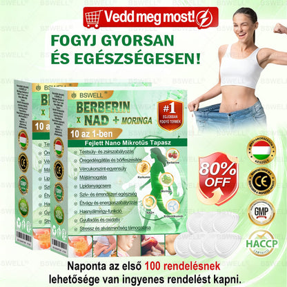 🔥🔥🩺BSWELL® Nano mikrotűs karcsúsító tapasz (Naponta csak egyszer, 28 nap alatt látható változások ✅ Elhízás, szív- és érrendszeri egészség, cukorbetegség, alvási apnoe, bélrendszeri egészség, ízületi problémák és még sok más támogatására)