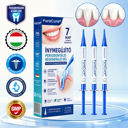 🇭🇺👨‍⚕️👨‍⚕️✅🦷 PuraCure® ÍNYMEGÚJÍTÓ – Parodontális helyreállító gél🧂
