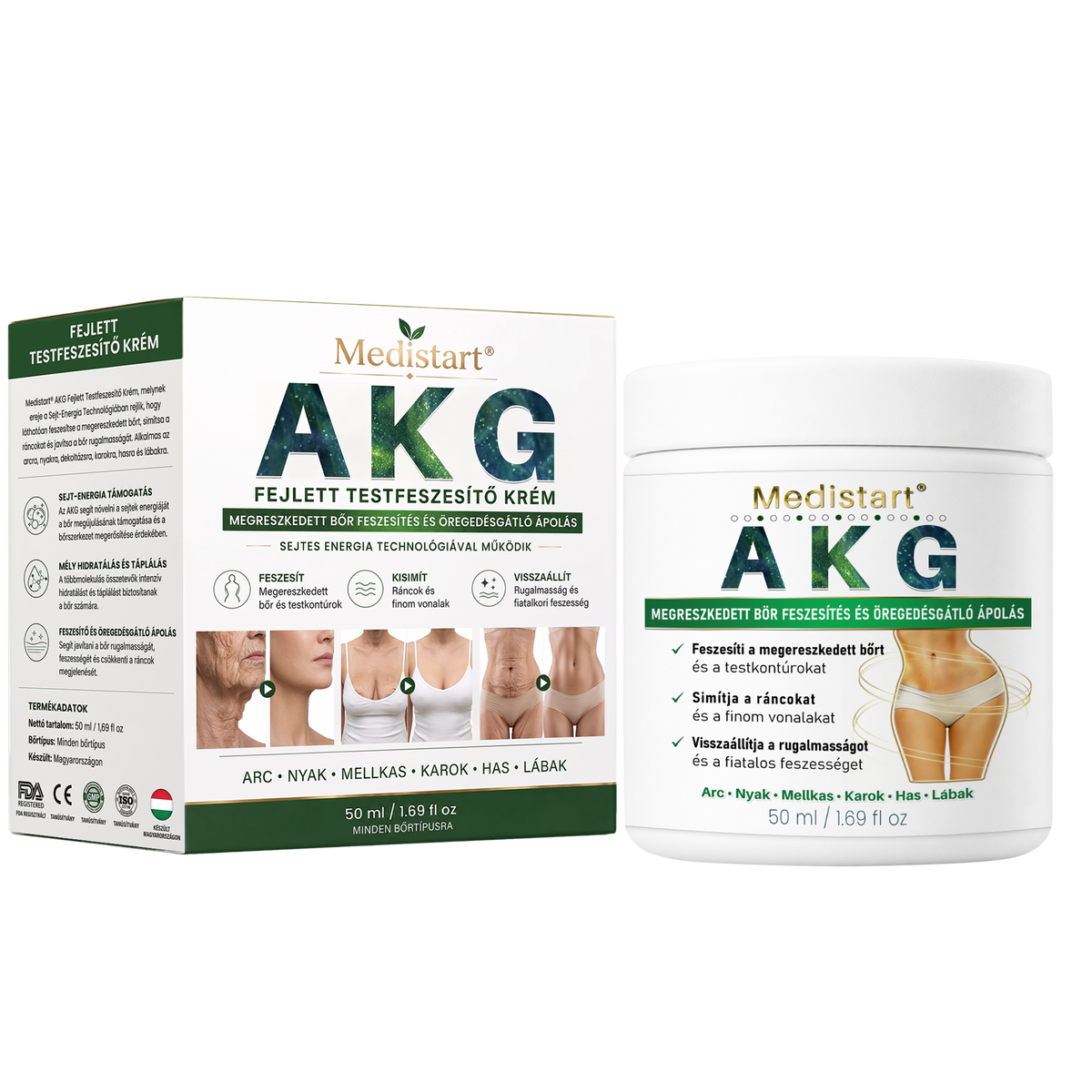 🔥🔥🔥🔥Medistart® AKG BŐRFESZESÍTŐ & ÖREGEDÉS ELLENI ÁPOLÁS