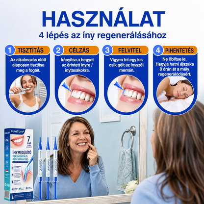 🇭🇺👨‍⚕️👨‍⚕️✅🦷 PuraCure® ÍNYMEGÚJÍTÓ – Parodontális helyreállító gél🧂