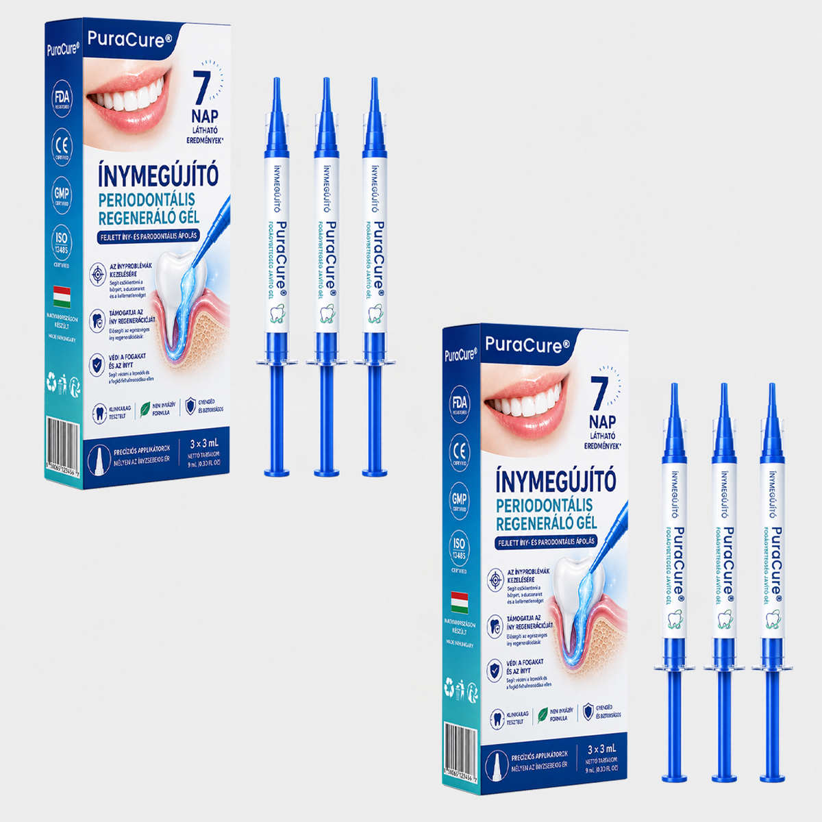 🇭🇺👨‍⚕️👨‍⚕️✅🦷 PuraCure® ÍNYMEGÚJÍTÓ – Parodontális helyreállító gél🧂