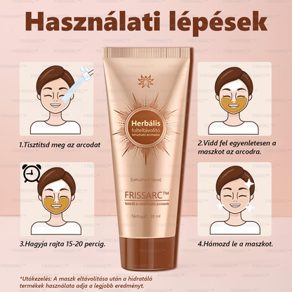 👩‍⚕️👩‍⚕️𝐅𝐑𝐈𝐒𝐒𝐀𝐑𝐂™ Fehérítő És Folteltávolító Arcmaszk | Természetes összetevők tartósan eltüntetik a foltokat, szeplőket és napfoltokat🔥