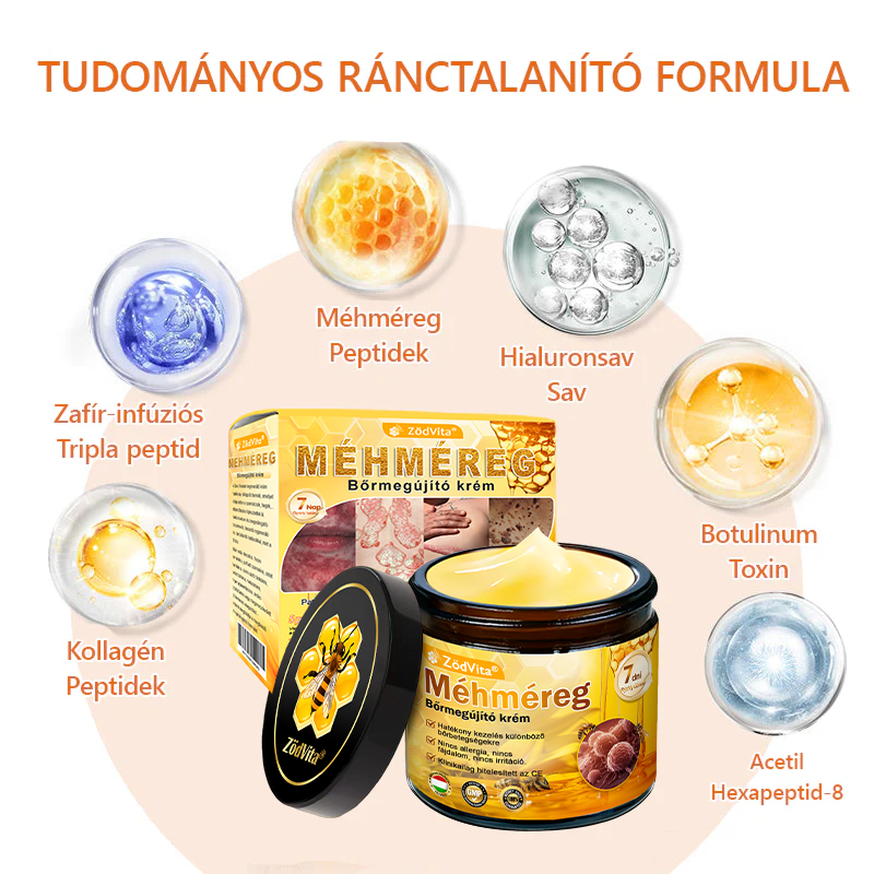 🔥 ZödVita® Méhméreg Bőr Helyreállító Krém 🔥 Magyar fejlesztés, magyarországi gyártás és szállítás